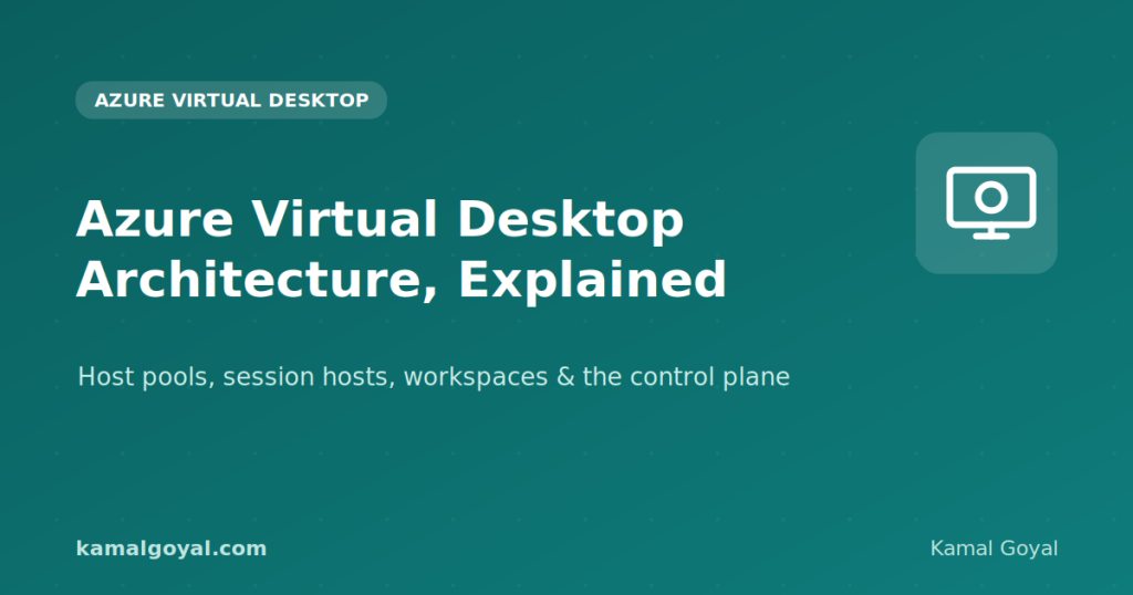 Azure Virtual Desktop Architecture, Explained